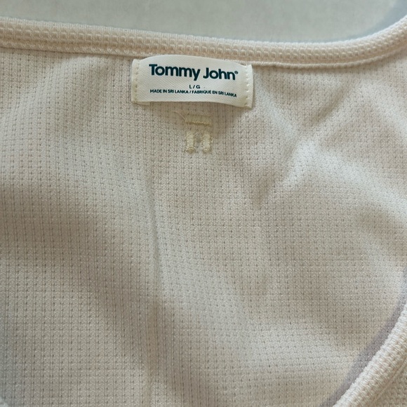 Tommy John Large Top Zen Waffle Tank in Pastel Parchment Waffle NWT - Picture 6 of 8